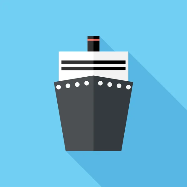 Icono del barco — Vector de stock