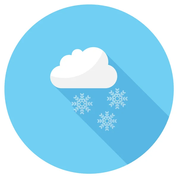 Icono de nieve — Archivo Imágenes Vectoriales