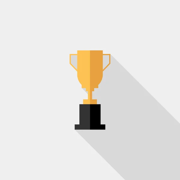 Icono de copa de oro — Vector de stock