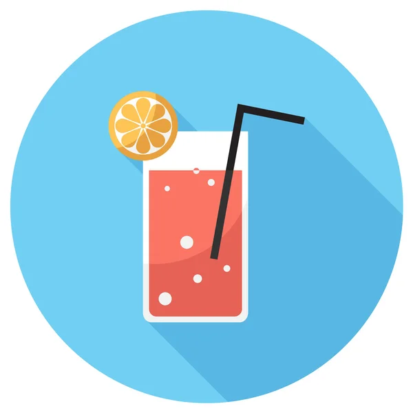 Cocktail pictogram. — Stockvector