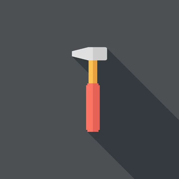 Hammer-ikonen. — Stock vektor