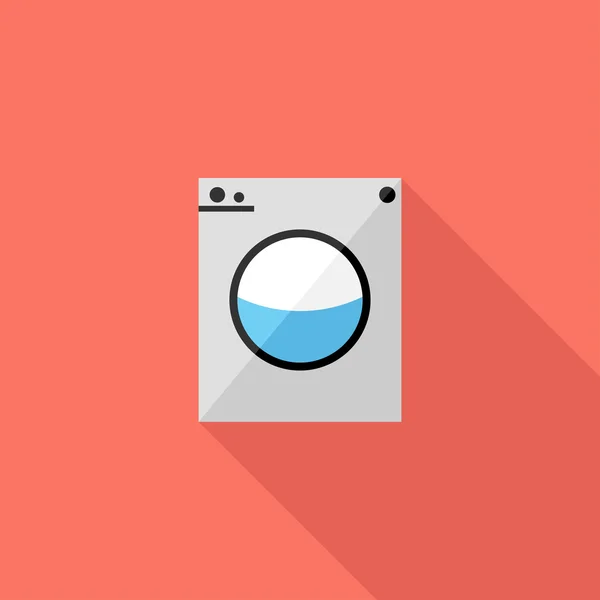 Pictogram wasmachine — Stockvector