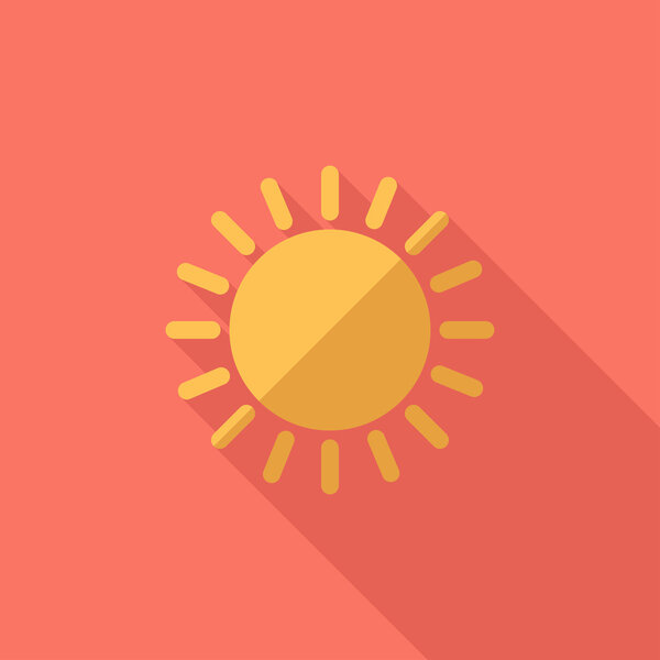 Sun icon.