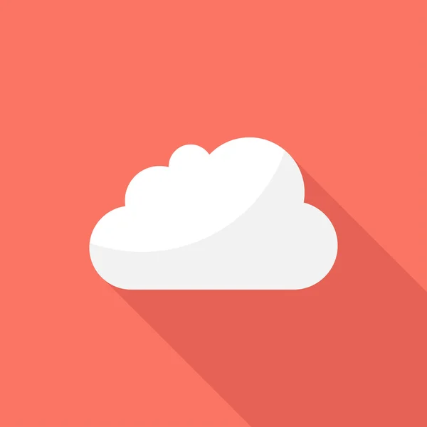 Icône nuage . — Image vectorielle