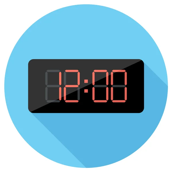 Icono de reloj digital — Vector de stock