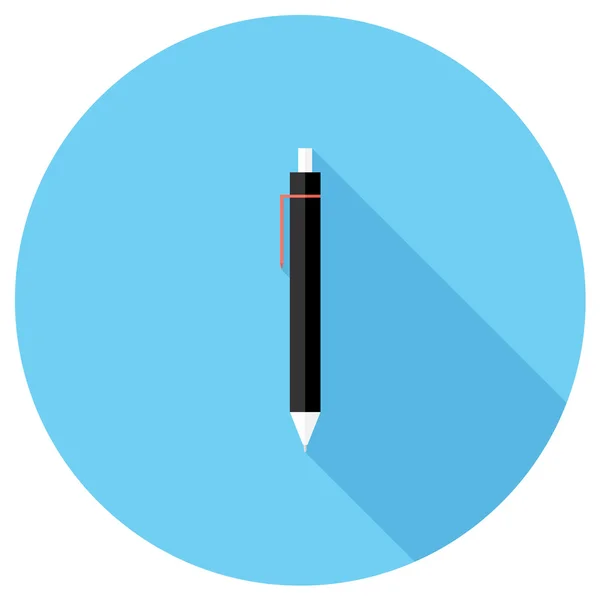 Icône stylo bille — Image vectorielle