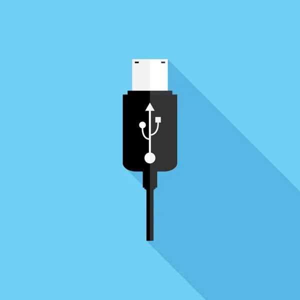 Pictograma USB . — Vector de stoc