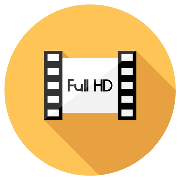 Full HD icon. — Stock Vector