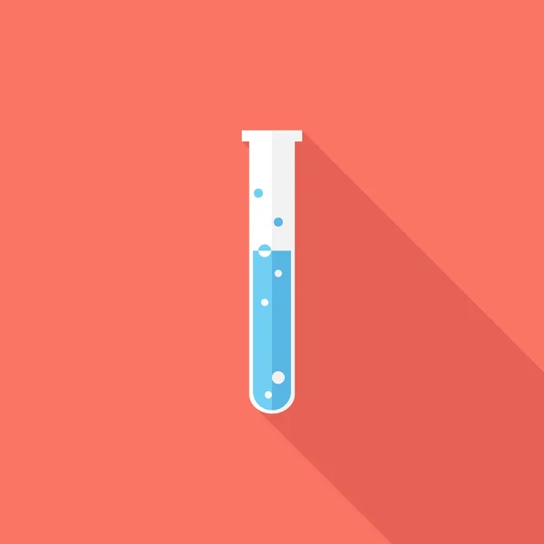 Test tube icon. — Stock Vector