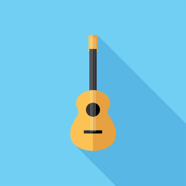 Gitaar pictogram — Stockvector