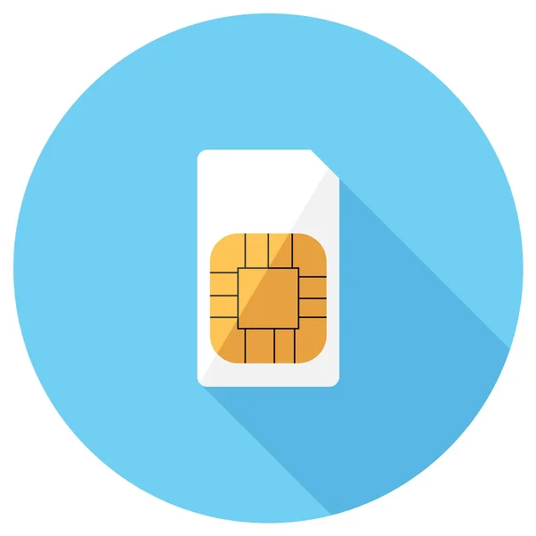 Sim card icon. — Stock Vector