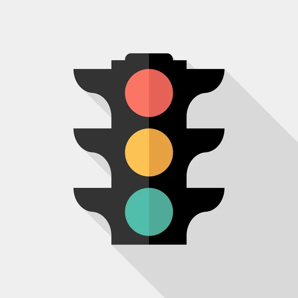 Icona del semaforo Illustrazione Stock