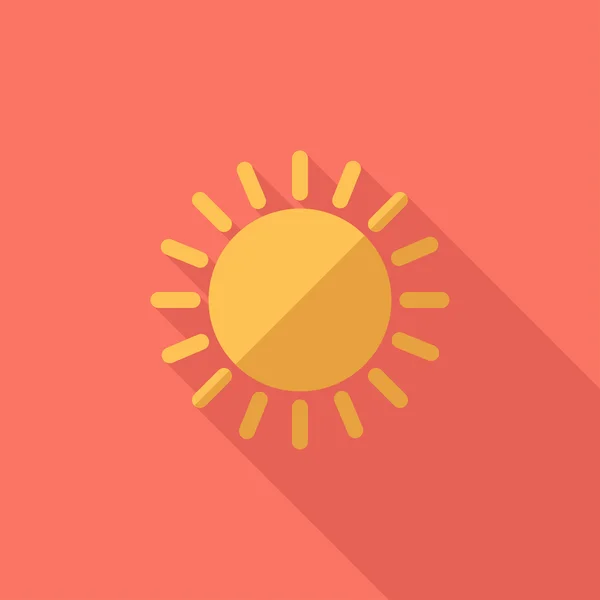 Ikona słoneczka. Grafika Wektorowa