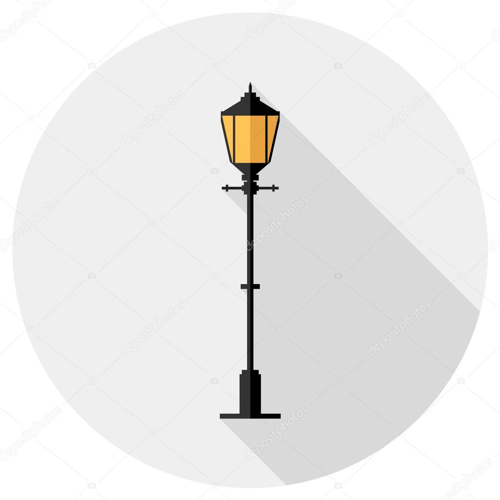 Simbol Lampu Jalan Stok Vektor