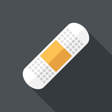 Yapıştırıcı bandaj simgesi