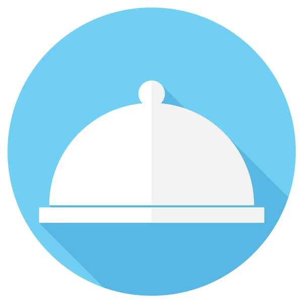 Restaurante cloche icono . — Vector de stock