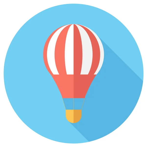 Ballon lapos ikon — Stock Vector