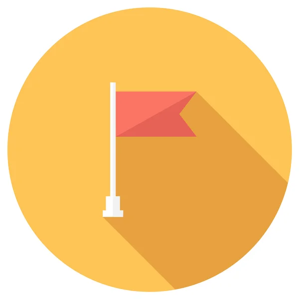 Vlag, pictogram — Stockvector