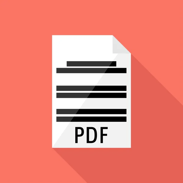 PDF icon. — Stock Vector