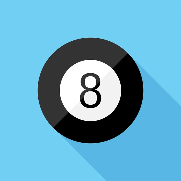 Magic 8 ball pictogram — Stockvector