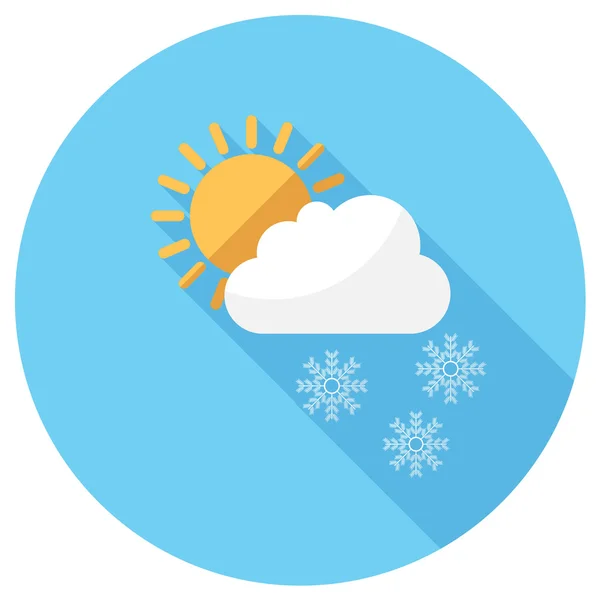 Icono de nieve . — Archivo Imágenes Vectoriales