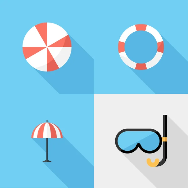 Flat design style icons. — ストックベクタ