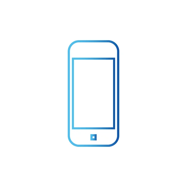 Mobilní telefon ikona — Stockový vektor