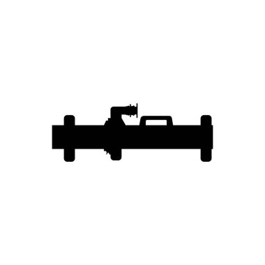 güçlü tabanca, silah, tabanca, vektör illüstrasyon