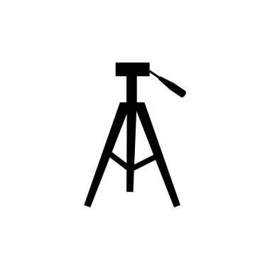 tripod logo stok illüstrasyon tasarımı