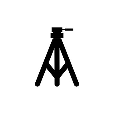 tripod logo stok illüstrasyon tasarımı