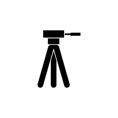 tripod logo stok illüstrasyon tasarımı