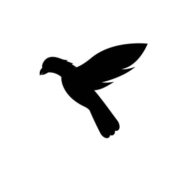 Kuş Logosu Şablonu vektör çizimi