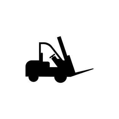 Forklift logo stok illüstrasyon tasarımı