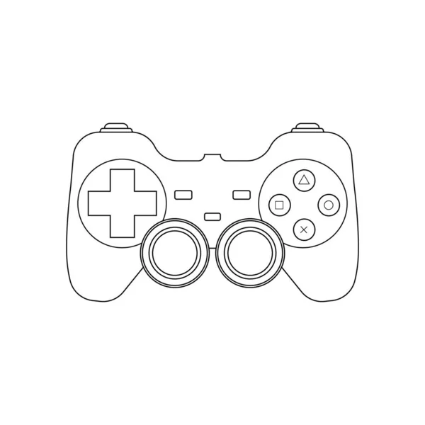 Game Stick Logo Illustration Design — Stock Vector