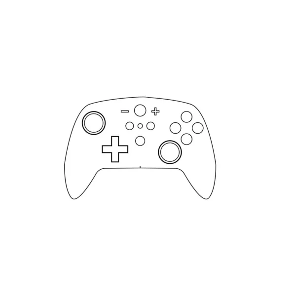 Game Stick Logo Illustration Design — Stock Vector