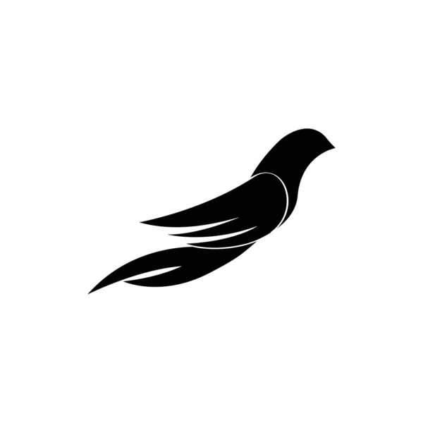 Illustration Vectorielle Modèle Logo Oiseau — Image vectorielle