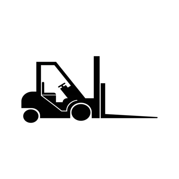 Gaffeltruck Logotyp Stock Illustration Design — Stock vektor