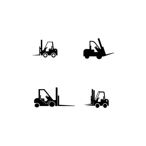 Projekt Ilustracji Logo Wózka Widłowego — Wektor stockowy