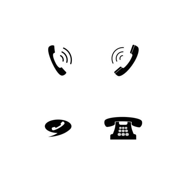 Λογότυπο Τηλεφώνου Σχεδιασμός Εικονογράφησης Αρχείου — Διανυσματικό Αρχείο