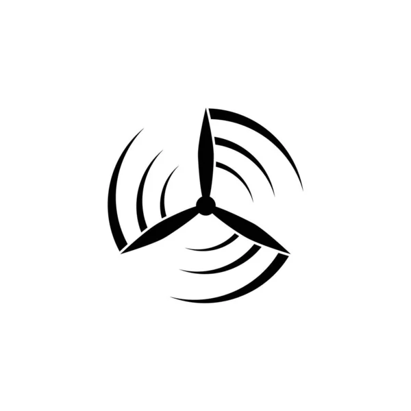 Rüzgar fan logosu çizimi