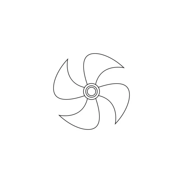 Дизайн Логотипа Ветра — стоковый вектор