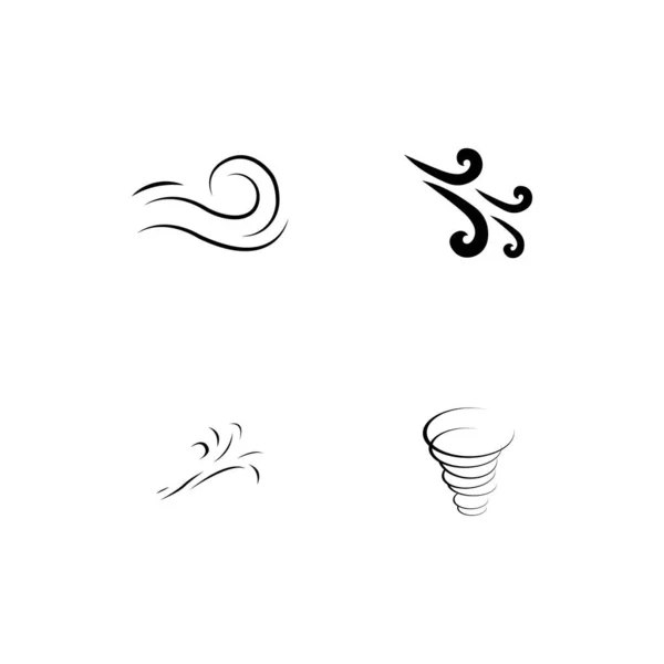 Дизайн Ілюстрації Вітрового Логотипу — стоковий вектор