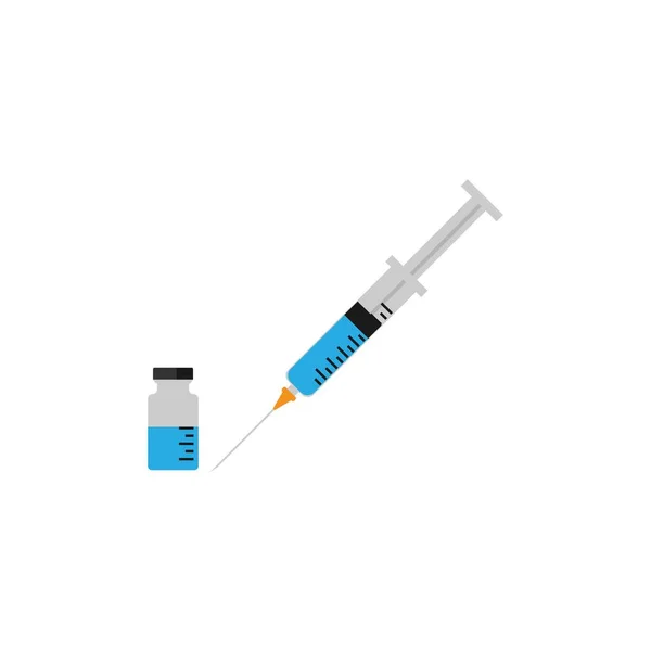 Modelo Vektor Estoque Logotipo Vacina —  Vetores de Stock