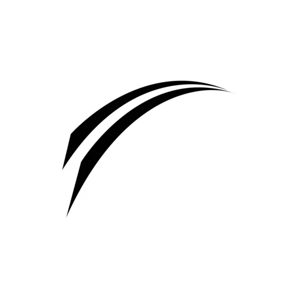 Design Ilustração Logotipo Trilho Preto —  Vetores de Stock