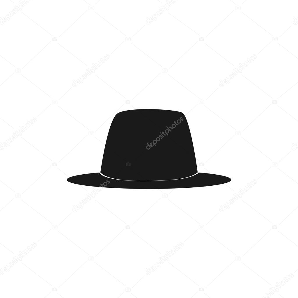 Black hat logo vektor template