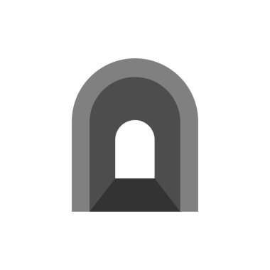 tünel logosu vektör şablonu