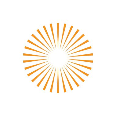 güneş logosu resimleme tasarımı