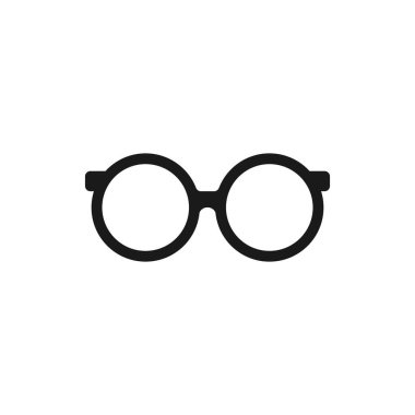 Gözlük logosu vektör şablonu