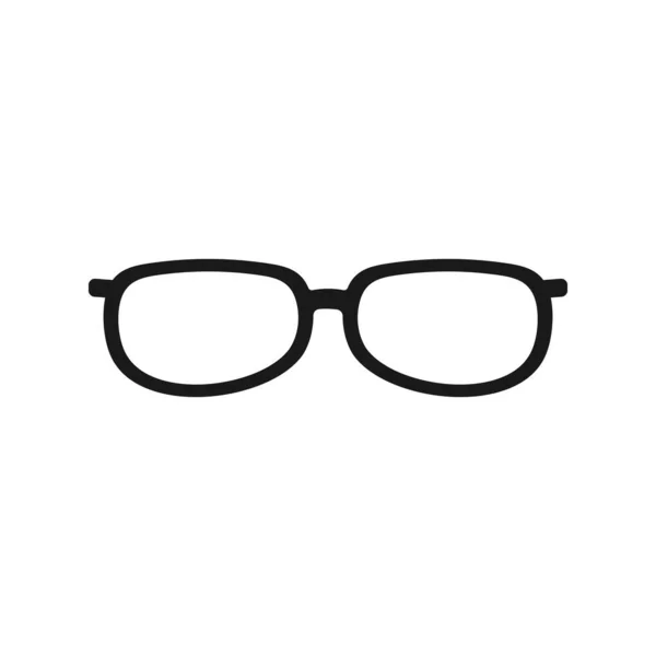 眼鏡ロゴストックベクターテンプレート — ストックベクタ