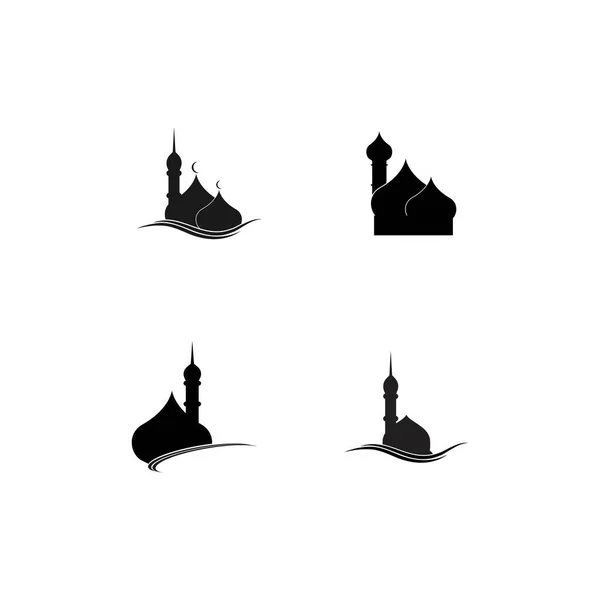 Mosque Logo Stock Vektor Template — Stock Vector
